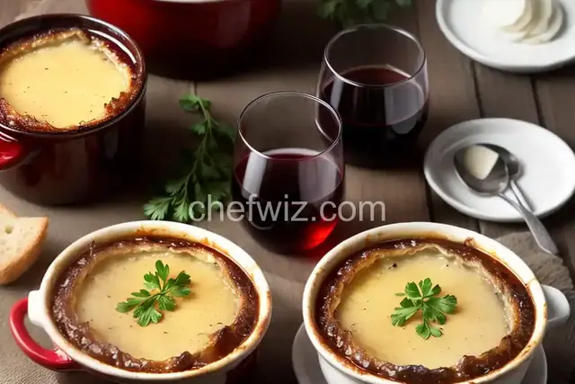 French Onion Soup with Port Wine