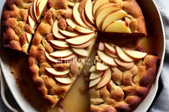 French-Style Apple Rhubarb Cake