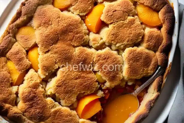 Fresh Apricot Cobbler