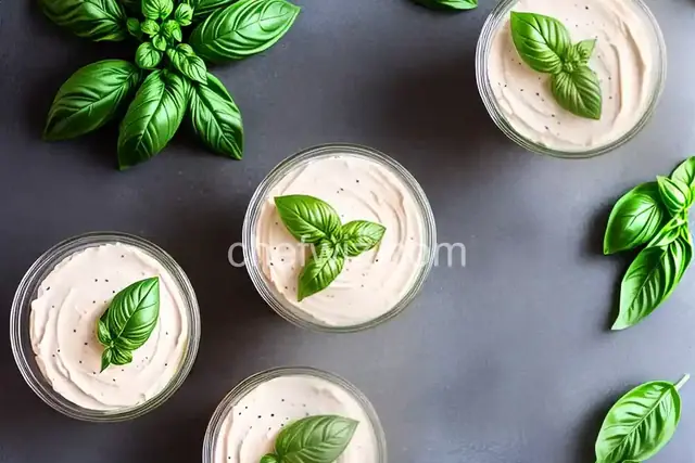 Fresh Basil Mousse Recipe