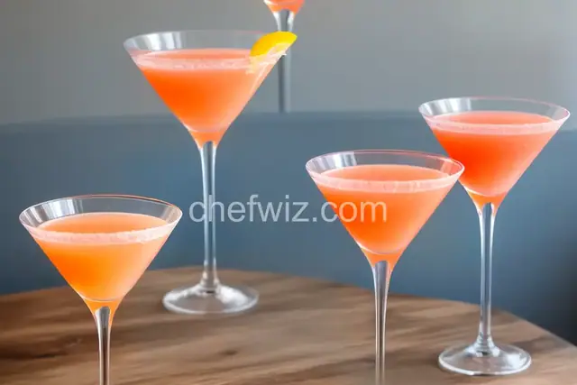 Fresh Bellini Cocktail