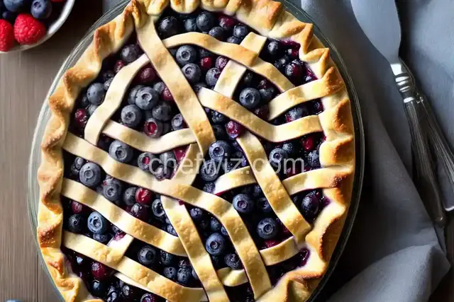 Fresh Blueberry Pie