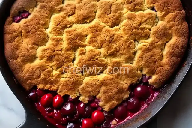 Fresh Cherry Cobbler