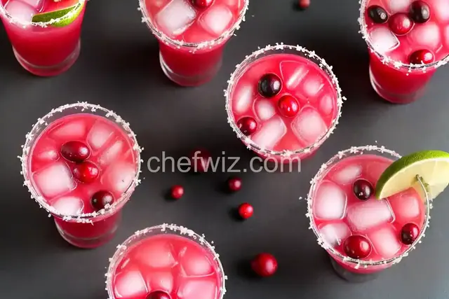 Fresh Cranberry Margaritas