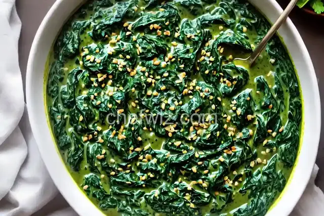 Fresh Creamed Spinach