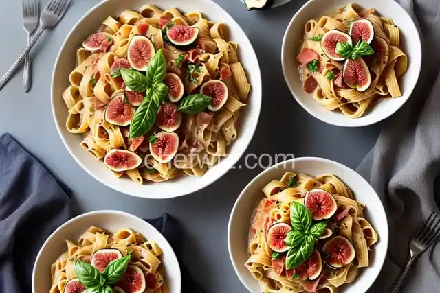 Fresh Fig and Prosciutto Pasta Sauce
