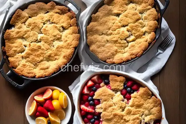 Fresh Fruit Basket Cobbler