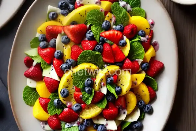 Fresh Fruit with Poppy Seed Dressing