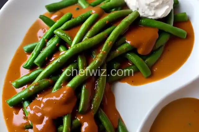 Fresh Green Beans with Heaven Sauce