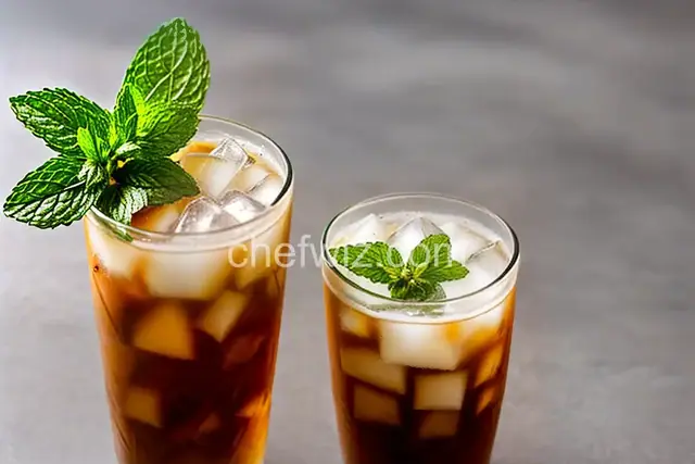 Fresh Mint Iced Coffee