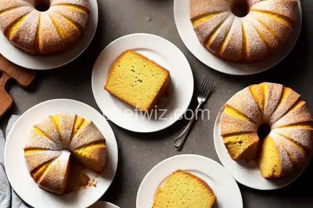Fresh Orange Pound Cakes with an Orange Glaze