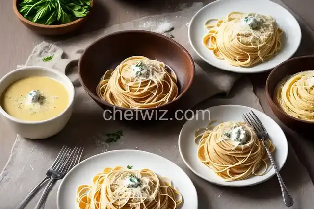 Fresh Pasta with Parmesan Butter Sauce