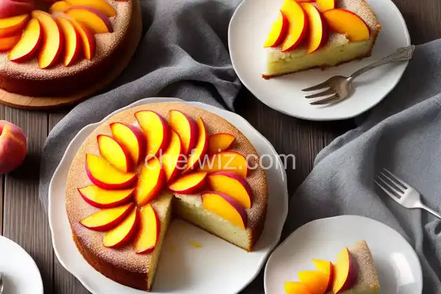 Fresh Peach Cake