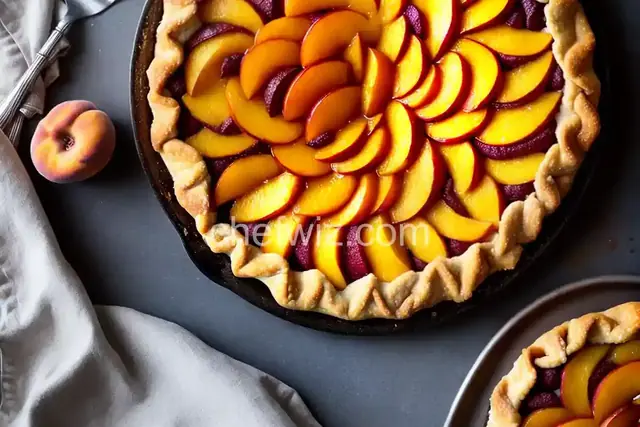 Fresh Peach Crostata