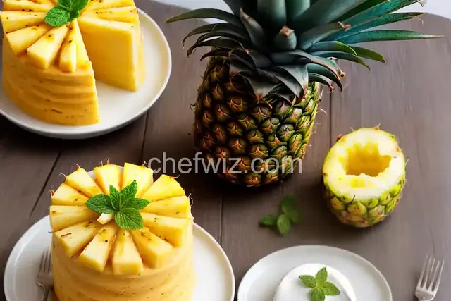 Fresh Pineapple Dessert