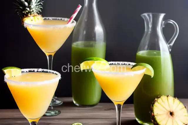 Fresh Pineapple Margaritas Recipe