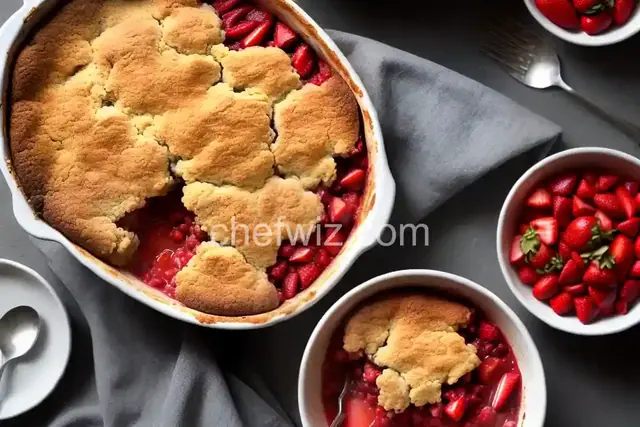Fresh Strawberry Cobbler