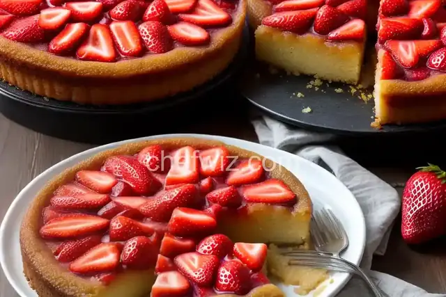 Fresh Strawberry Upside Down Cake