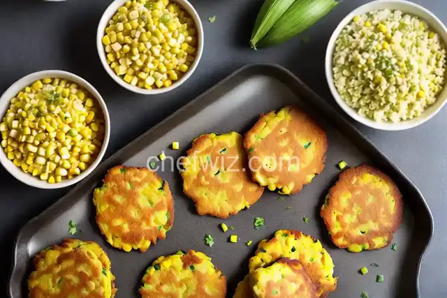 Fresh Sweet Corn Fritters