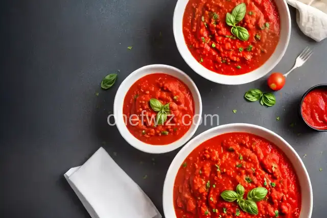Fresh Tomato Marinara Sauce