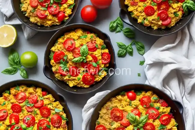 Fresh Tomato Parmesan Scramble