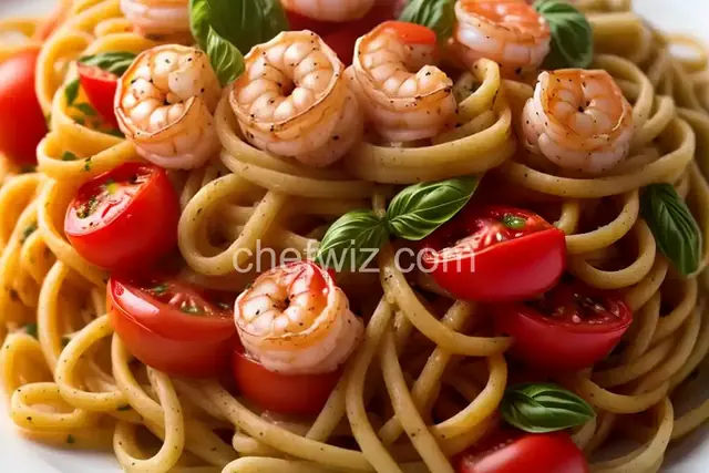 Fresh Tomato Shrimp Pasta