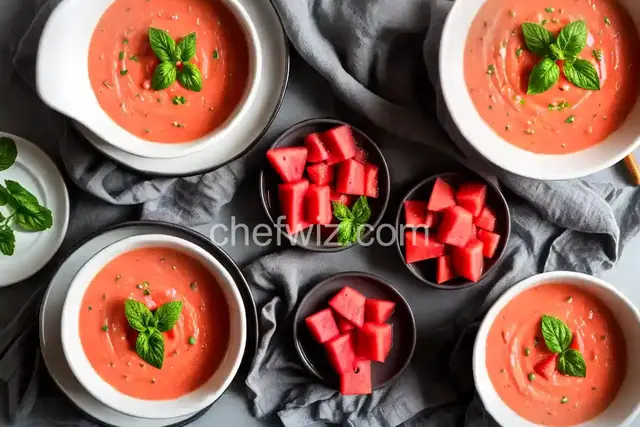 Fresh Watermelon Gazpacho