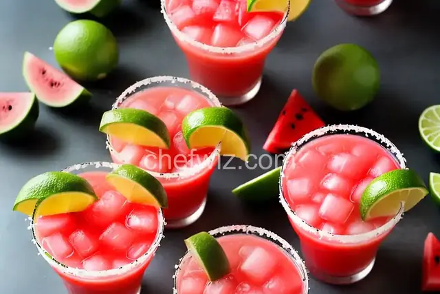 Fresh Watermelon Margaritas Recipe