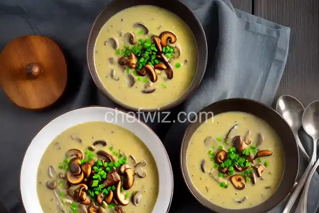 Fresh Wild Mushroom Soup