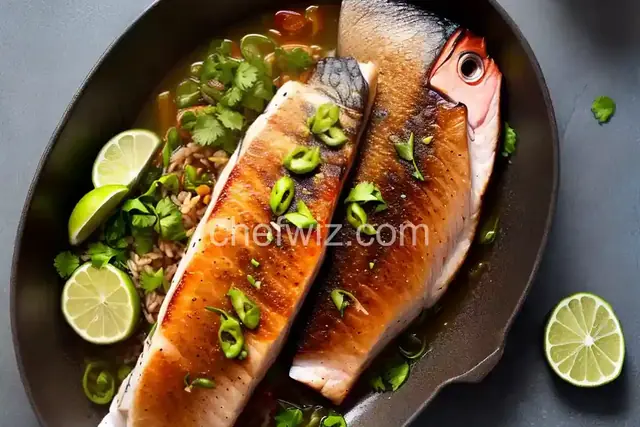 Fresh Yellowtail Fillet with Lime and Ginger