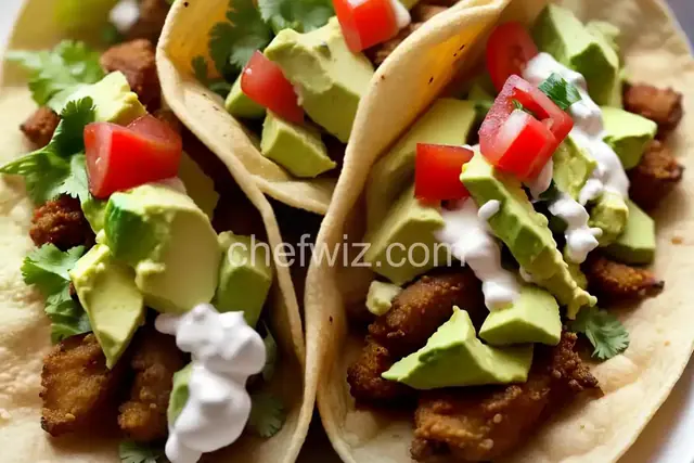 Fried Avocado Tacos