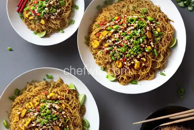 Fried Bee Hoon (Singapore Noodles) Recipe