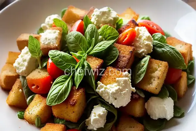 Fried-Bread Panzanella with Ricotta and Herbs