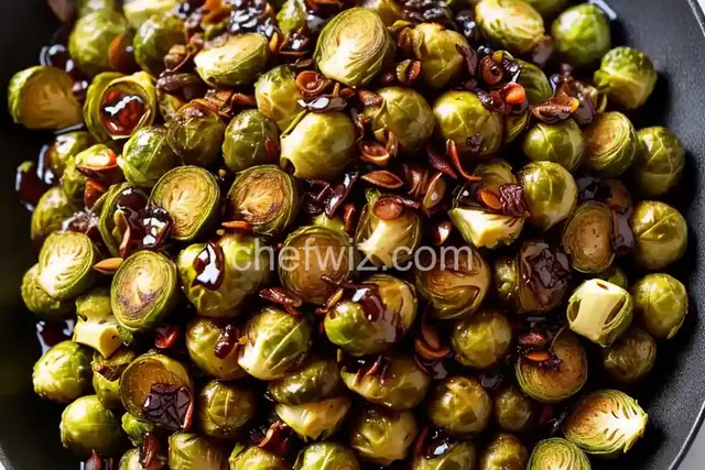 Fried Brussels Sprouts With Shallots, Honey, and Balsamic Vinegar Recipe