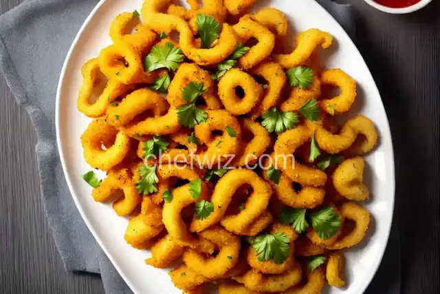 Fried Calamari With Red Sauce Recipe