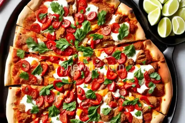 Fried Chicken Pizza