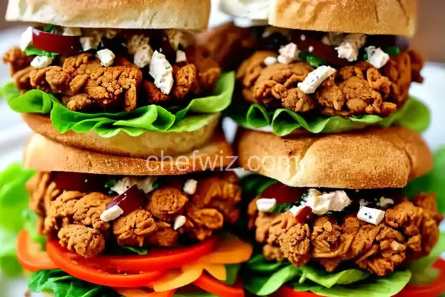 Fried Chicken Salad Sandwiches