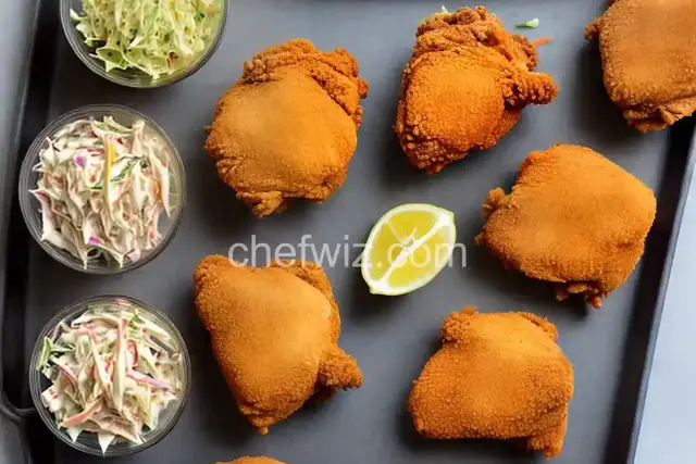 Fried Chicken and Coleslaw Sandwiches Recipe