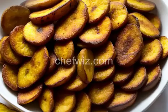 Fried Green Plantains