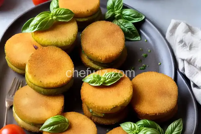 Fried Green Tomato Caprese