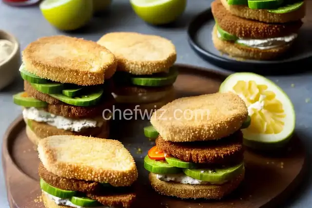 Fried Green Tomato Sandwiches