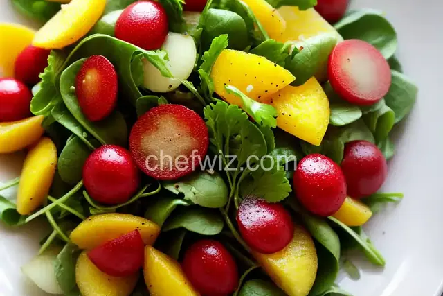 Fried Lemon and Radish Salad