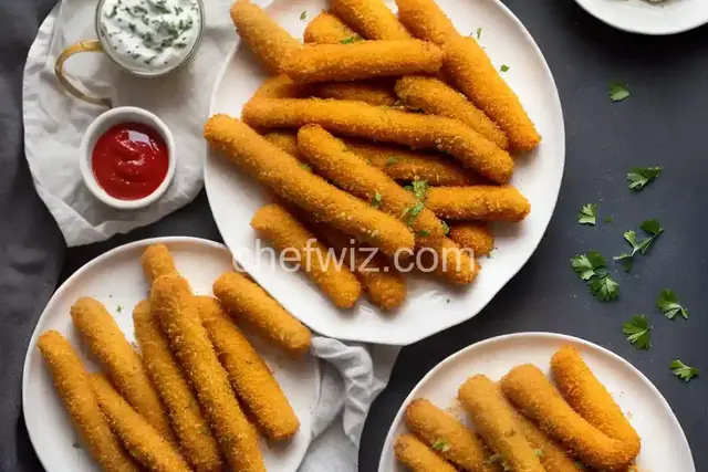Fried Mozzarella Cheese Sticks