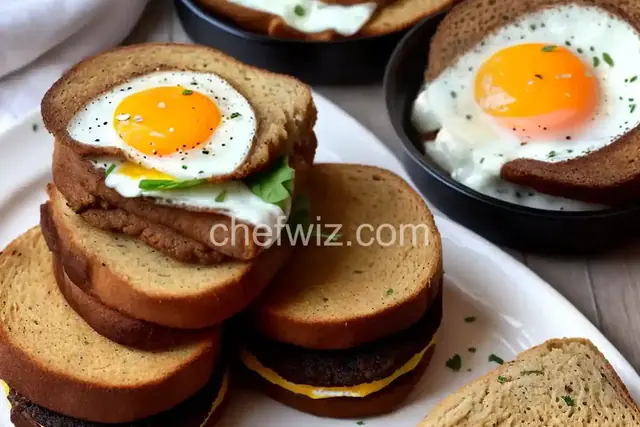 Fried Scrapple and Egg Sandwich