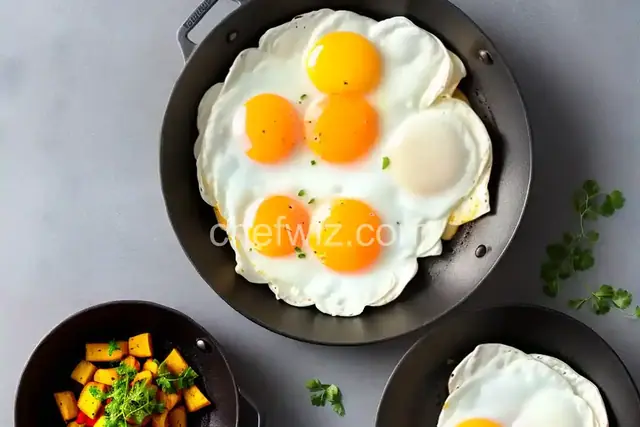 Fried egg whites