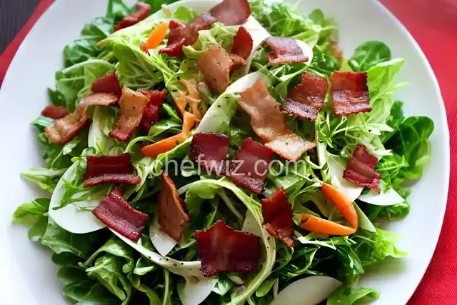 Frisée Salad With Warm Bacon Vinaigrette