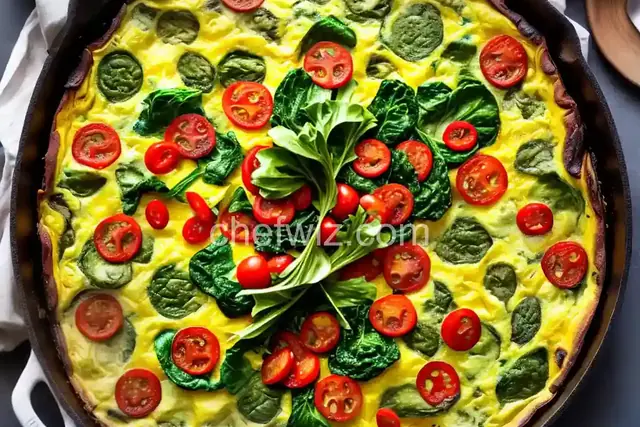 Frittata with Leftover Greens