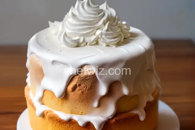Frosted Angel Food Cake