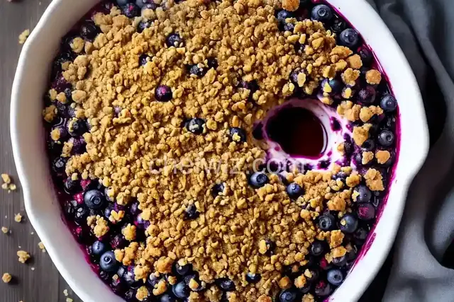Frozen Blueberry Crisp