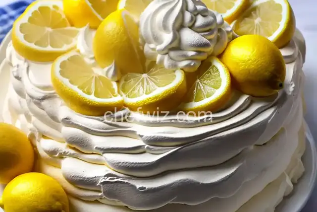 Frozen Lemon Pavlova